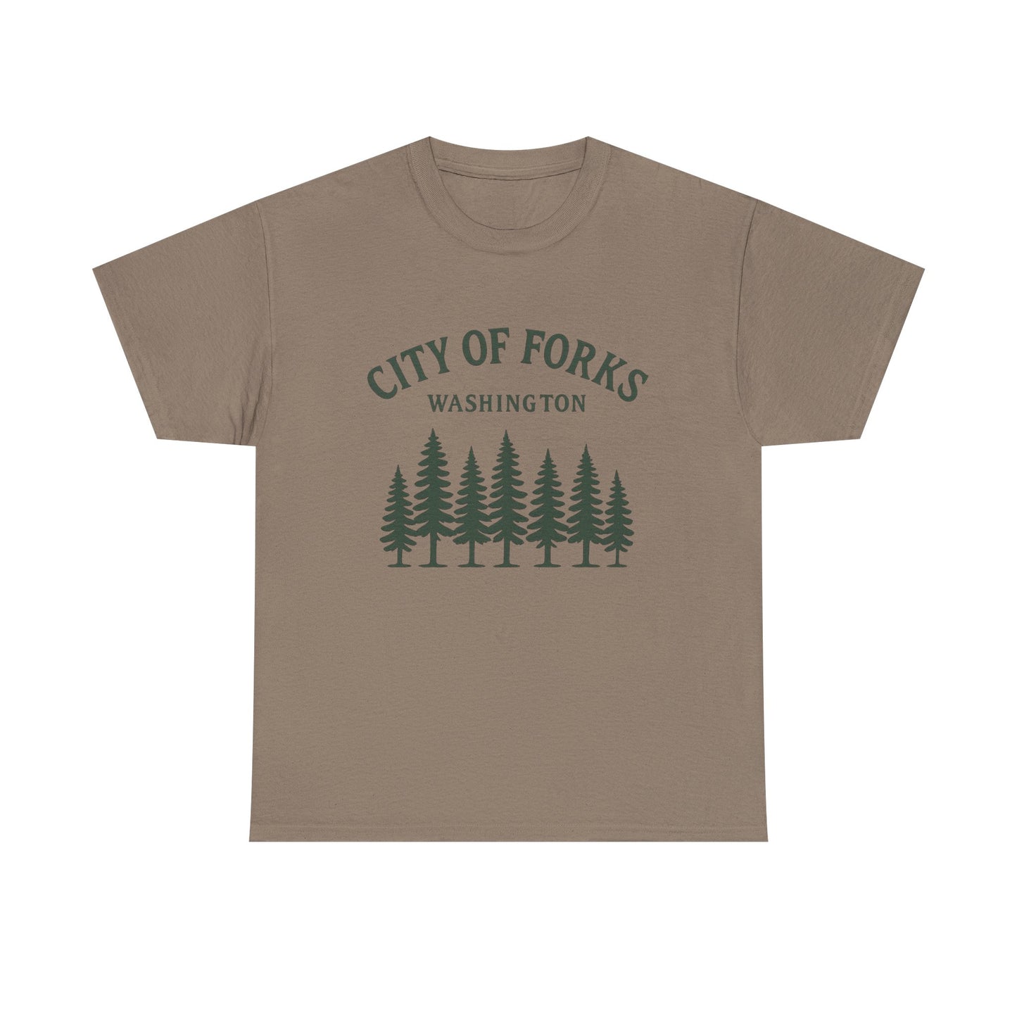City Of Forks Washington Graphic T Shirt Unisex Heavy Cotton Tee