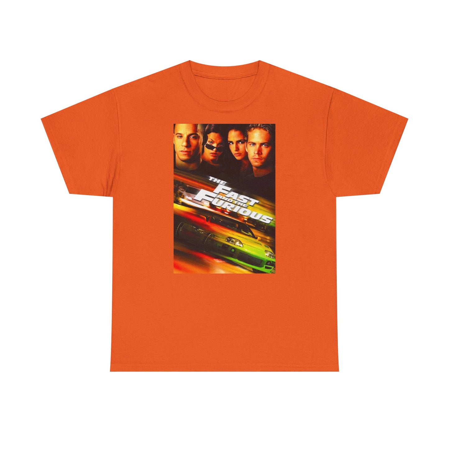 Fast and the furious T-shirt Retro Movie car club Cali Unisex Heavy Cotton Tee