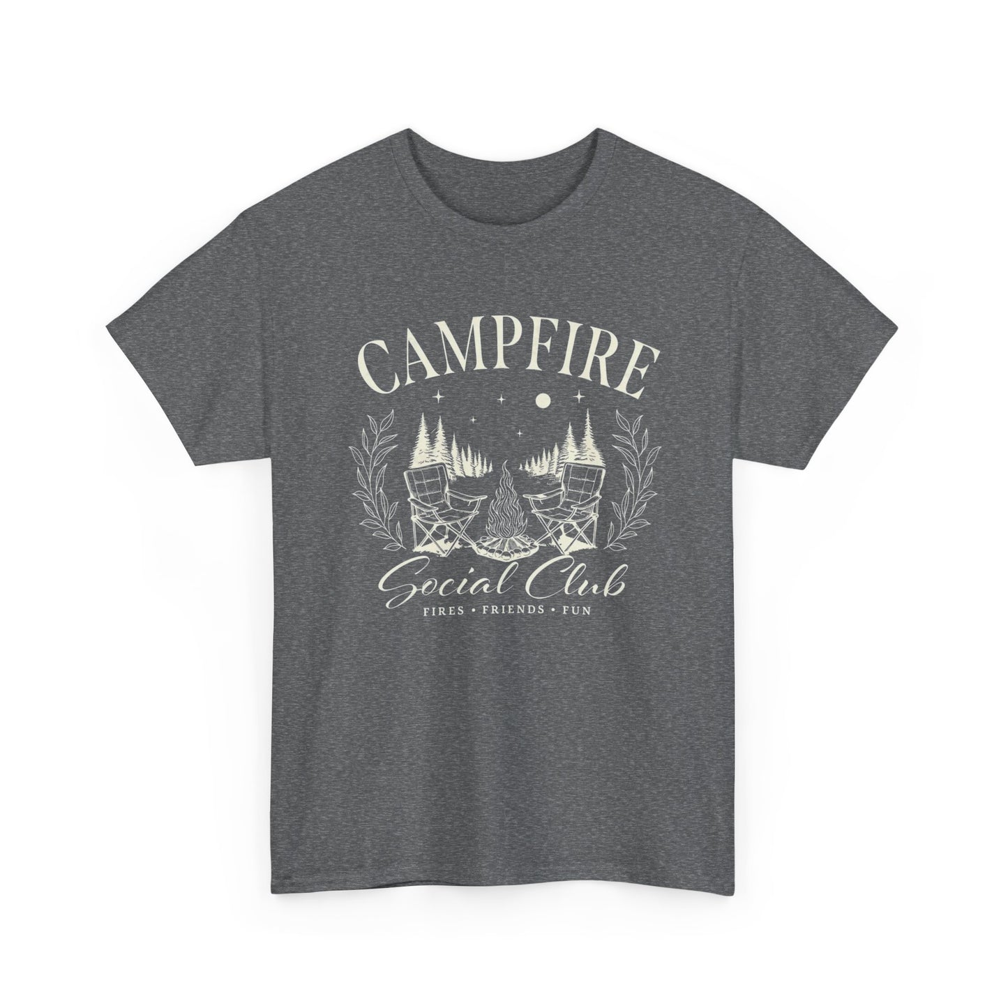 Campfire Social Club Graphic T Shirt Unisex Heavy Cotton Tee