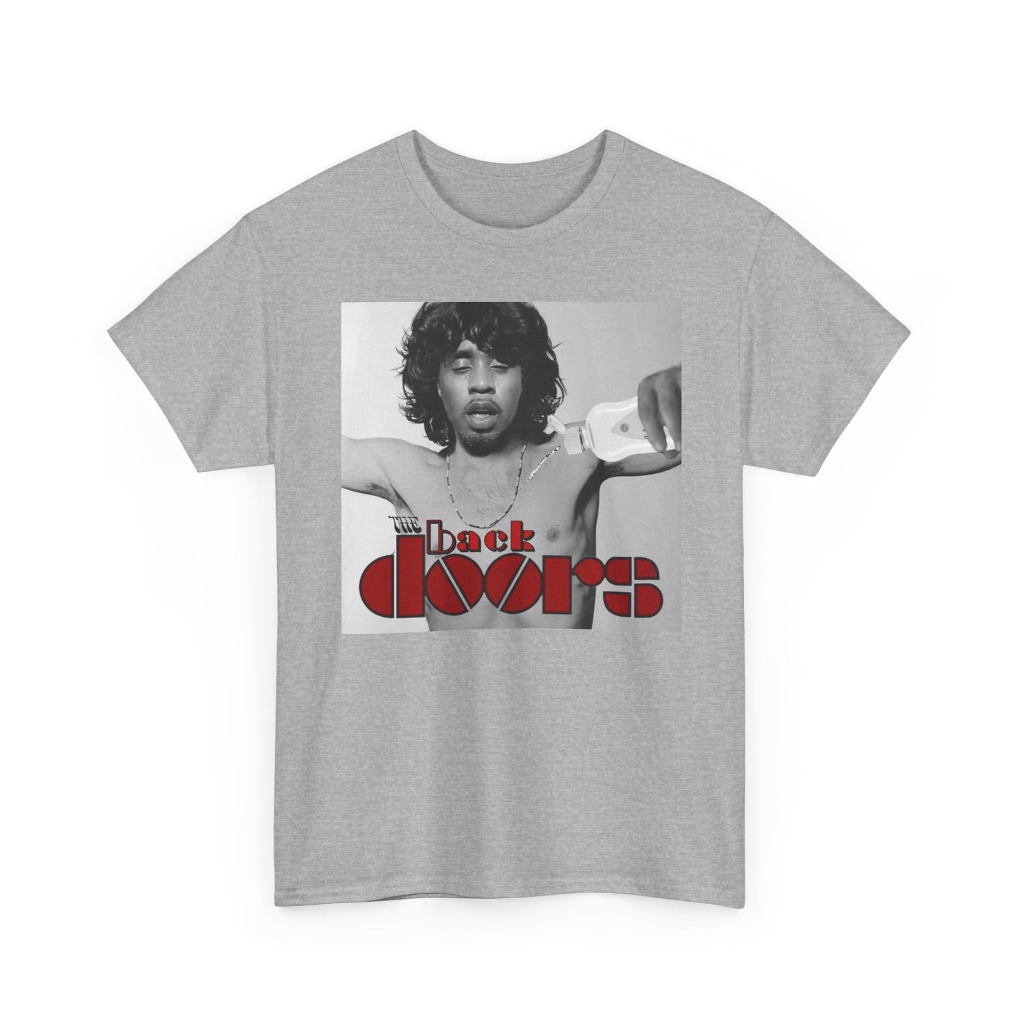 Diddy Funny Backdoors Jokes Graphic T Shirt Men's Heavy Cotton Tee - Quality - Modern True to Size