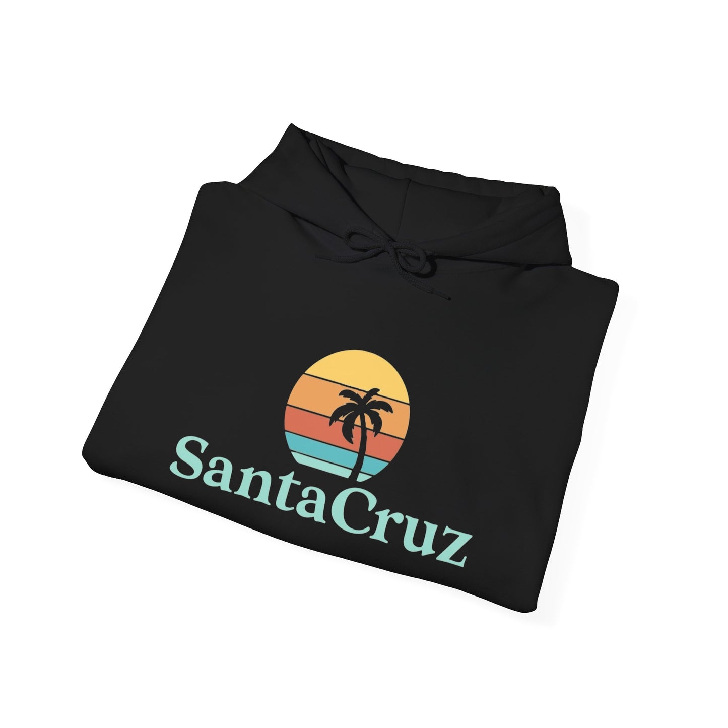 Santa Cruz California Graphic Hoodie Unisex Heavy Blend™ Hooded Sweatshirt