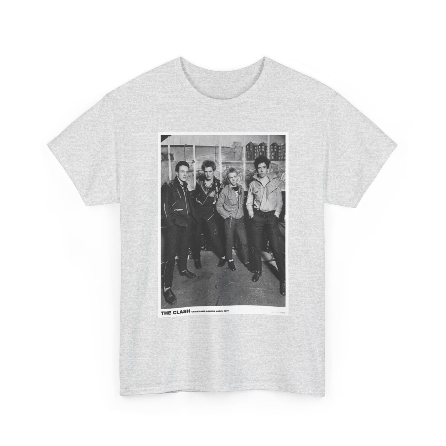 The Clash Graphic T Shirt Vintage Photo Unisex Heavy Cotton Tee