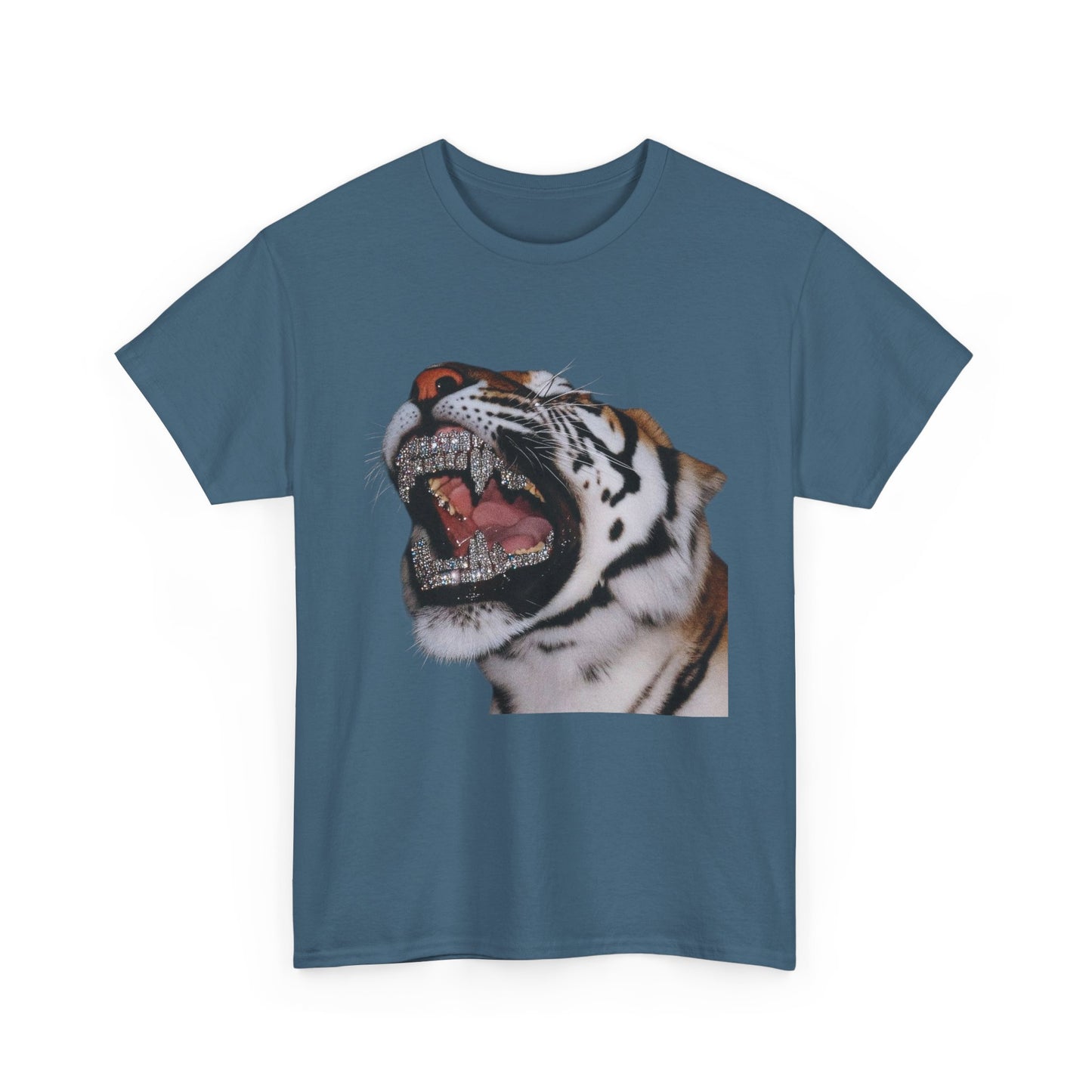 Bling Tiger Graphic T Shirt NEW Adult Unisex Heavy Cotton Tee