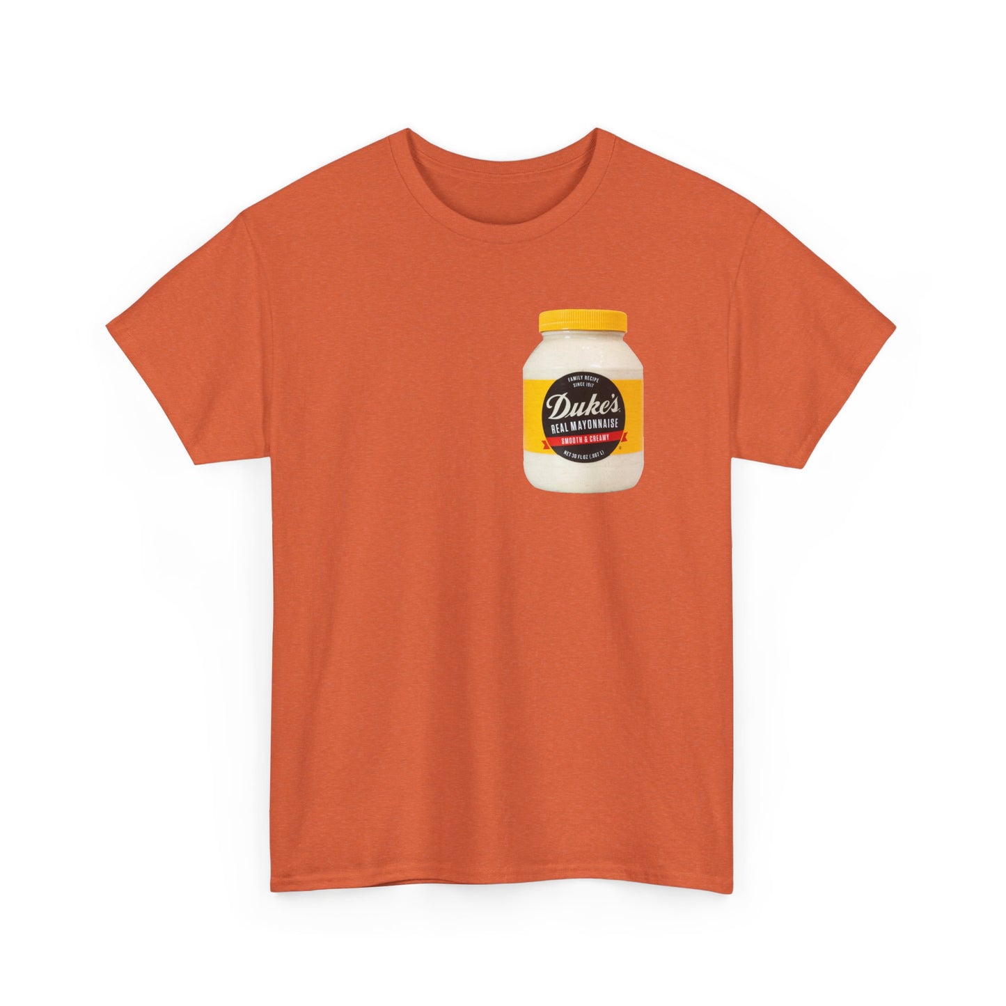 Dukes Mayo Funny Graphic T Shirt Vintage Jokes Southern Unisex Heavy Cotton Tee