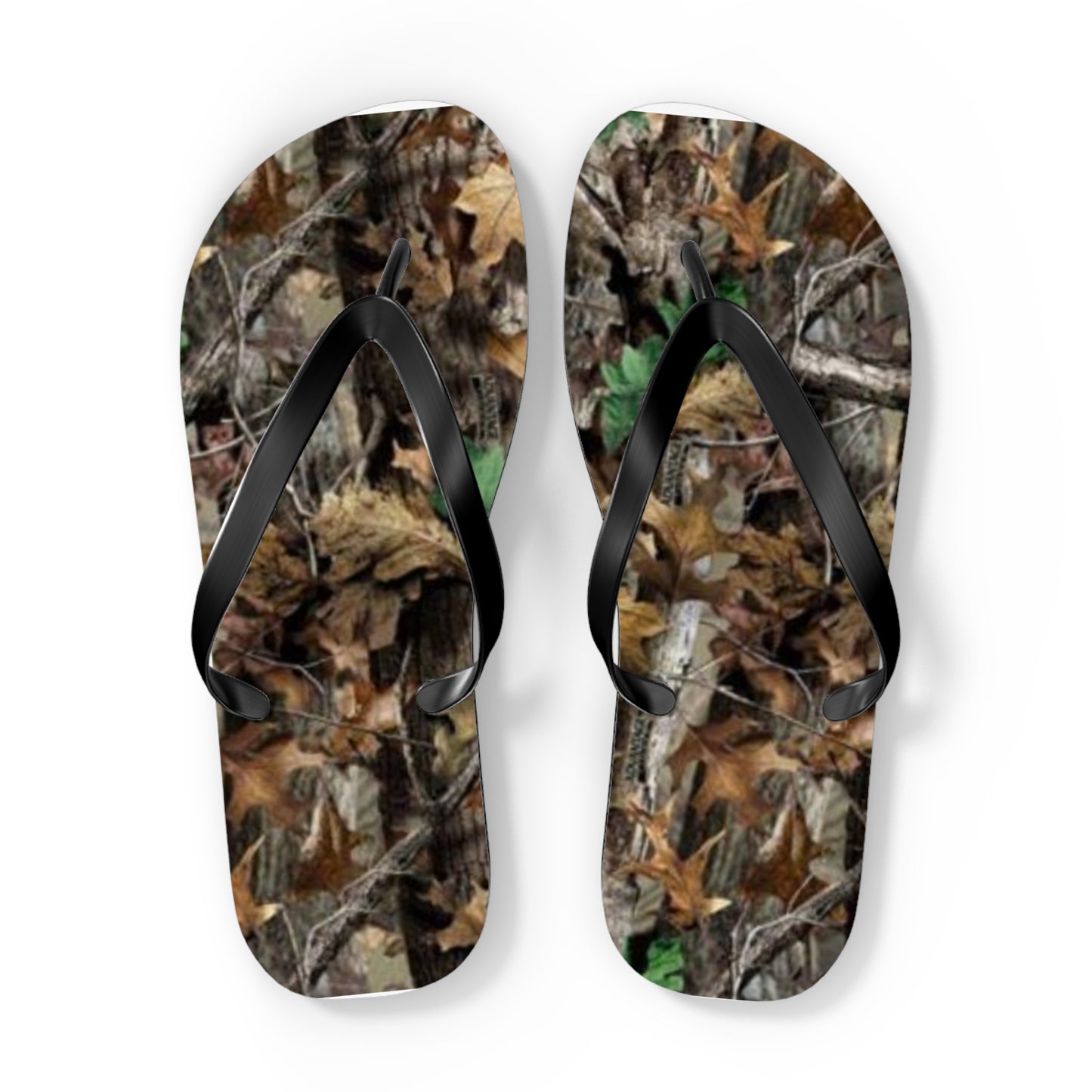 Waves And Sun Camo Tree Sandals Summer Flip Flops Slides BRAND NEW