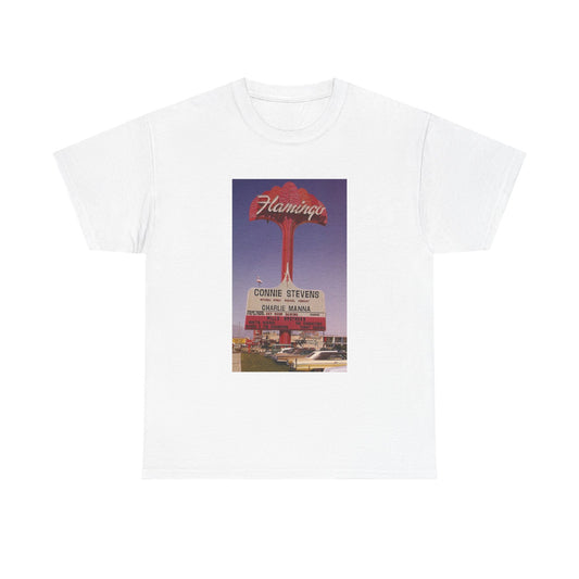 The Flamingo Tshirt Vintage Las Vegas Casino Strip Retro Unisex Heavy Cotton Tee