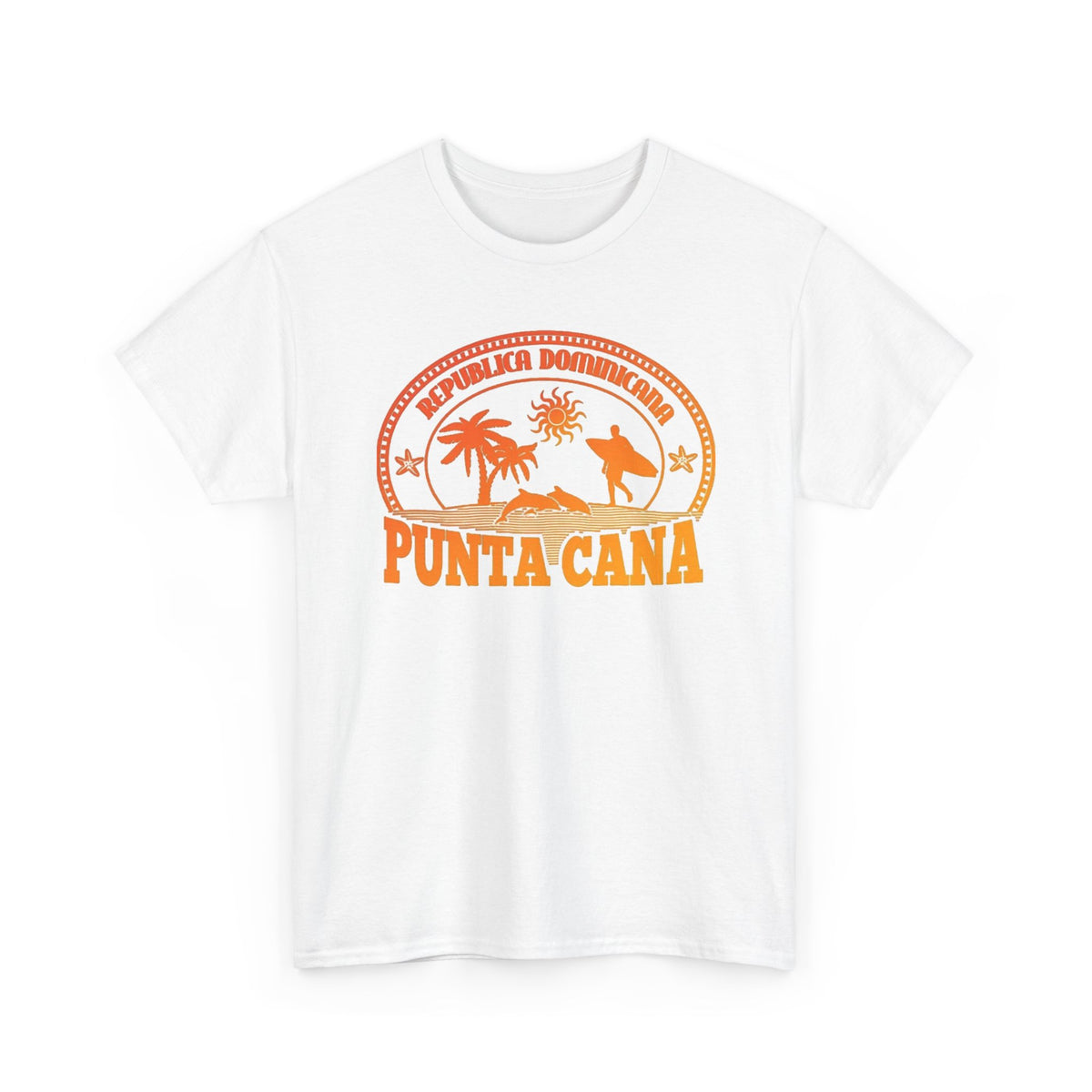 Punta Cana Graphic T Shirt Men's Dominican Republic Heavy Cotton Tee
