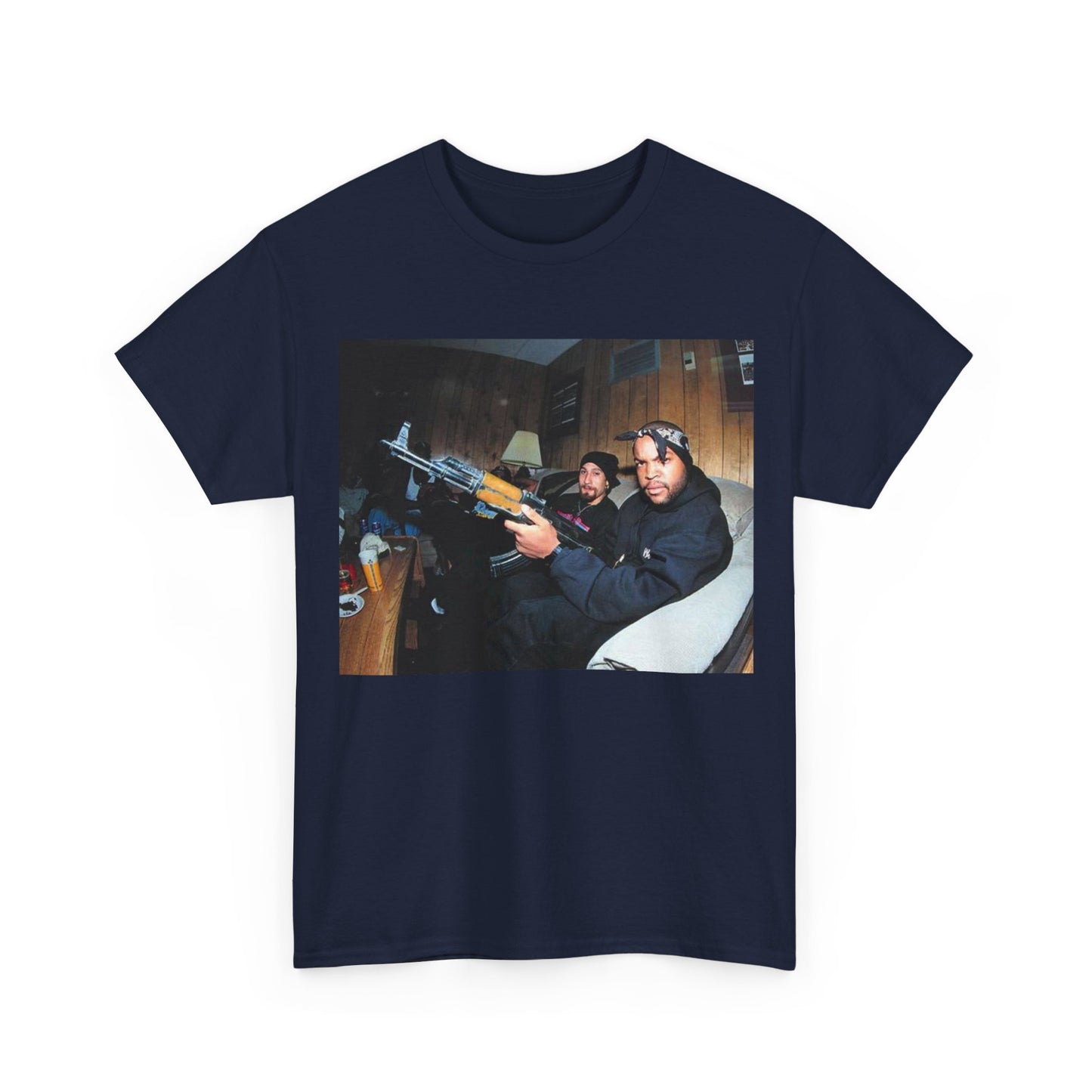 Ice cube T-shirt vintage 90s NWA California retro meme Unisex Heavy Cotton Tee