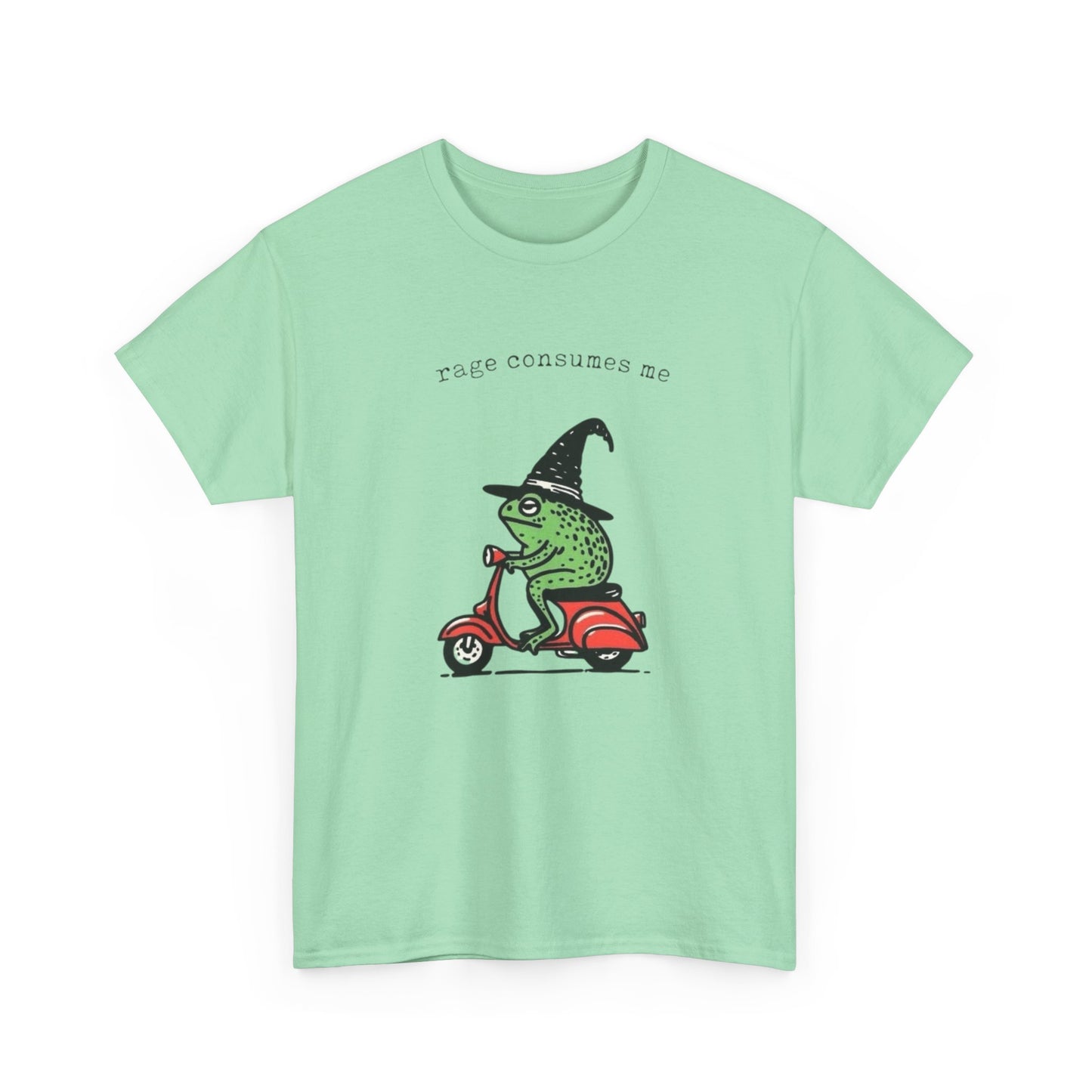 Rage Consumes Me Hilarious Frog Graphic T Shirt NEW Heavy Cotton Tee