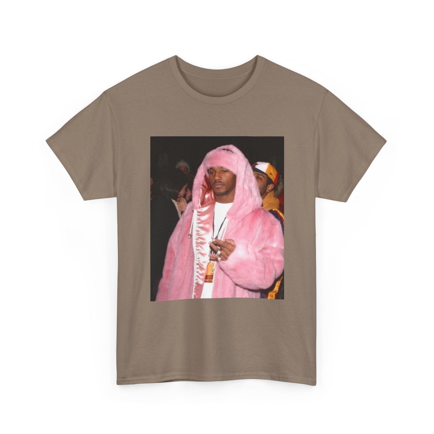Camron diplomats T-shirt vintage pink fur coat graphic Rap Unisex Heavy Cotton
