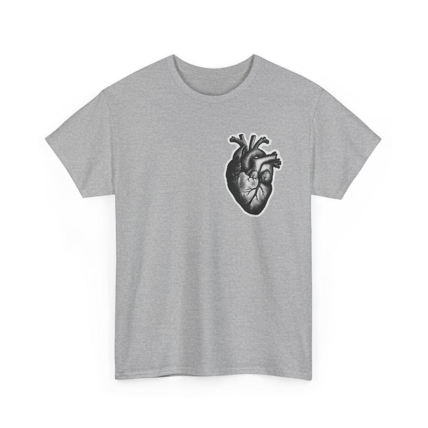 Heart Graphic T Shirt Unisex Heavy Cotton NEW Tee