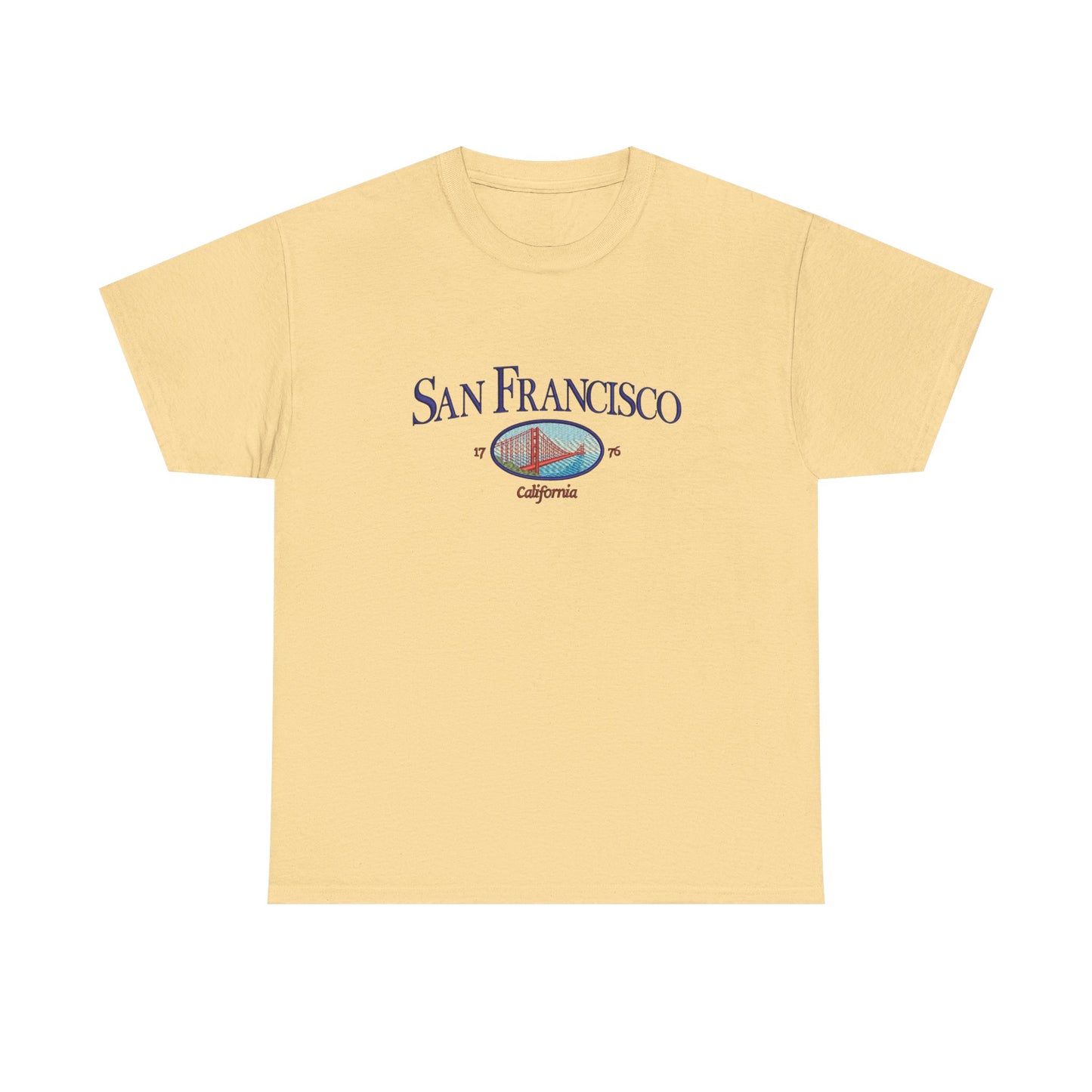 San Francisco California Retro Graphic T Shirt NEW Unisex Heavy Cotton Tee