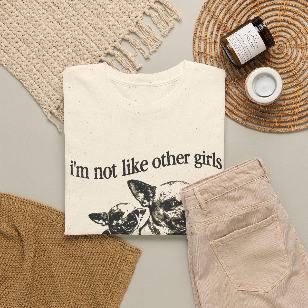 I'm Not Like Other Girls I'm Worse Chihuahua Meme T-Shirt Men's Graphic Tee