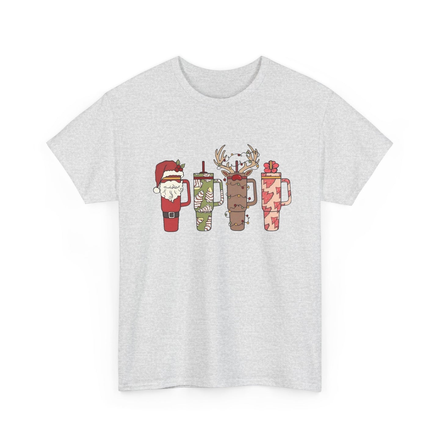Christmas Stanly Cups Womens Funny Graphic T Shirt NEW ADULT