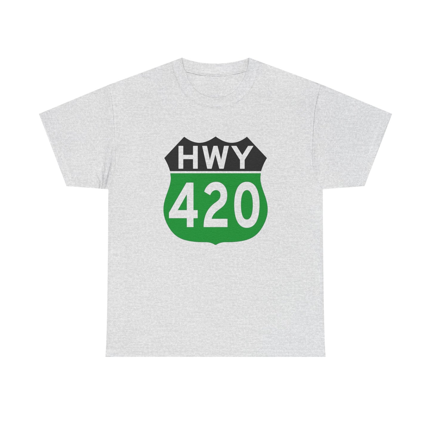 Highway 420 Weed Graphic T Shirt NEW Adult Tee