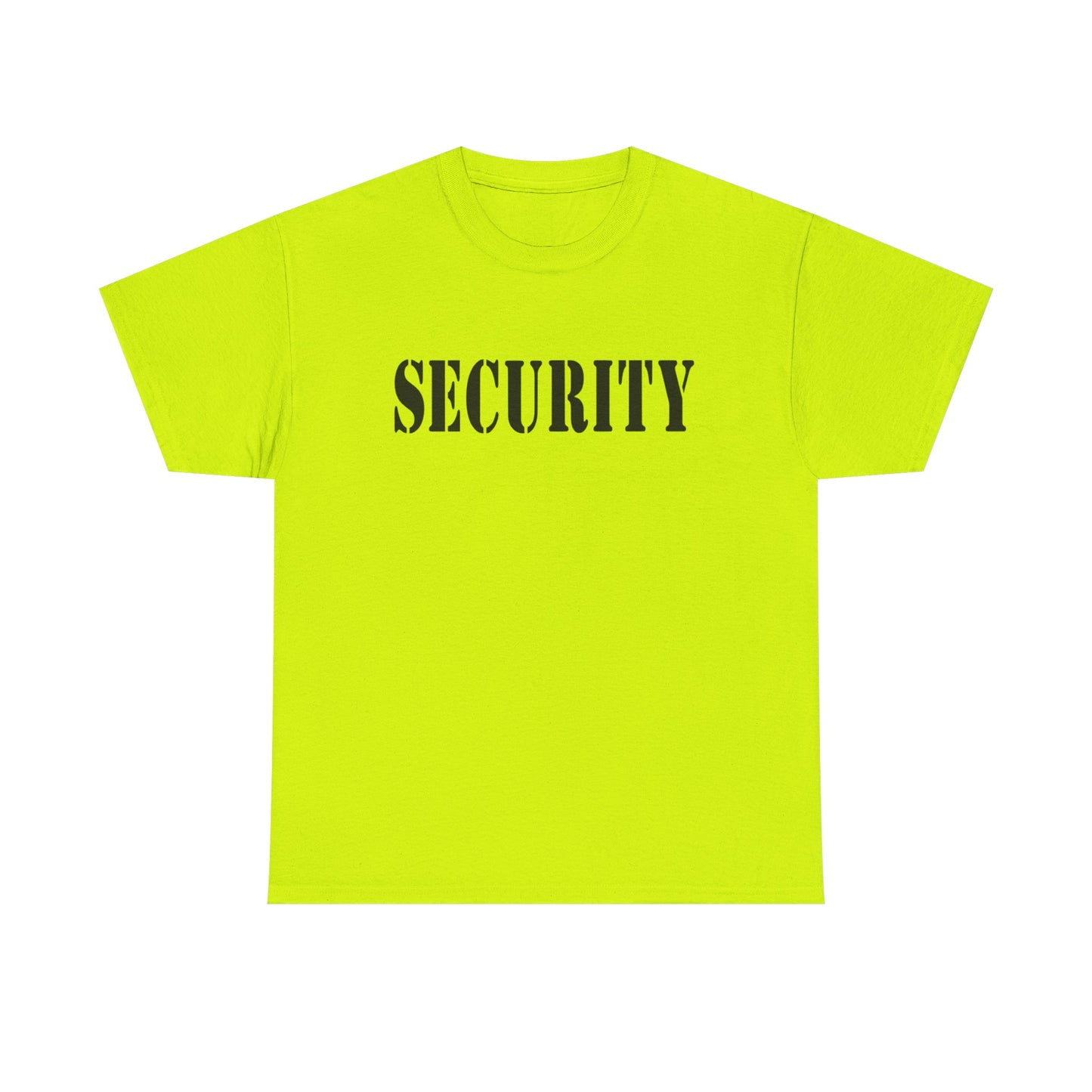 Security Graphic T Shirt Police Academy Uniform Funny Bar Unisex Heavy Cotton