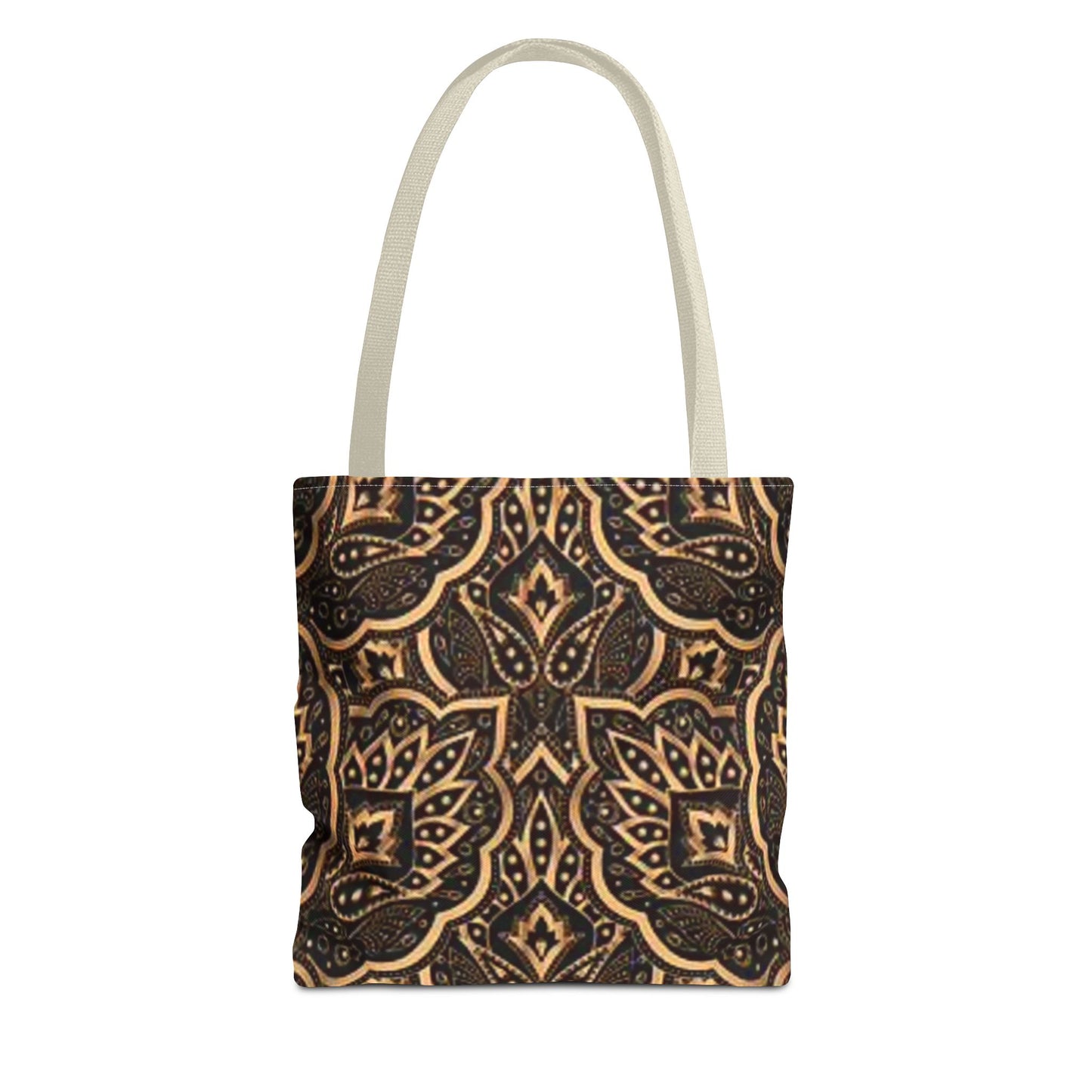 Gold And Black Graphic Multi Color BRAND NEW MODERN Tote Bag (AOP)