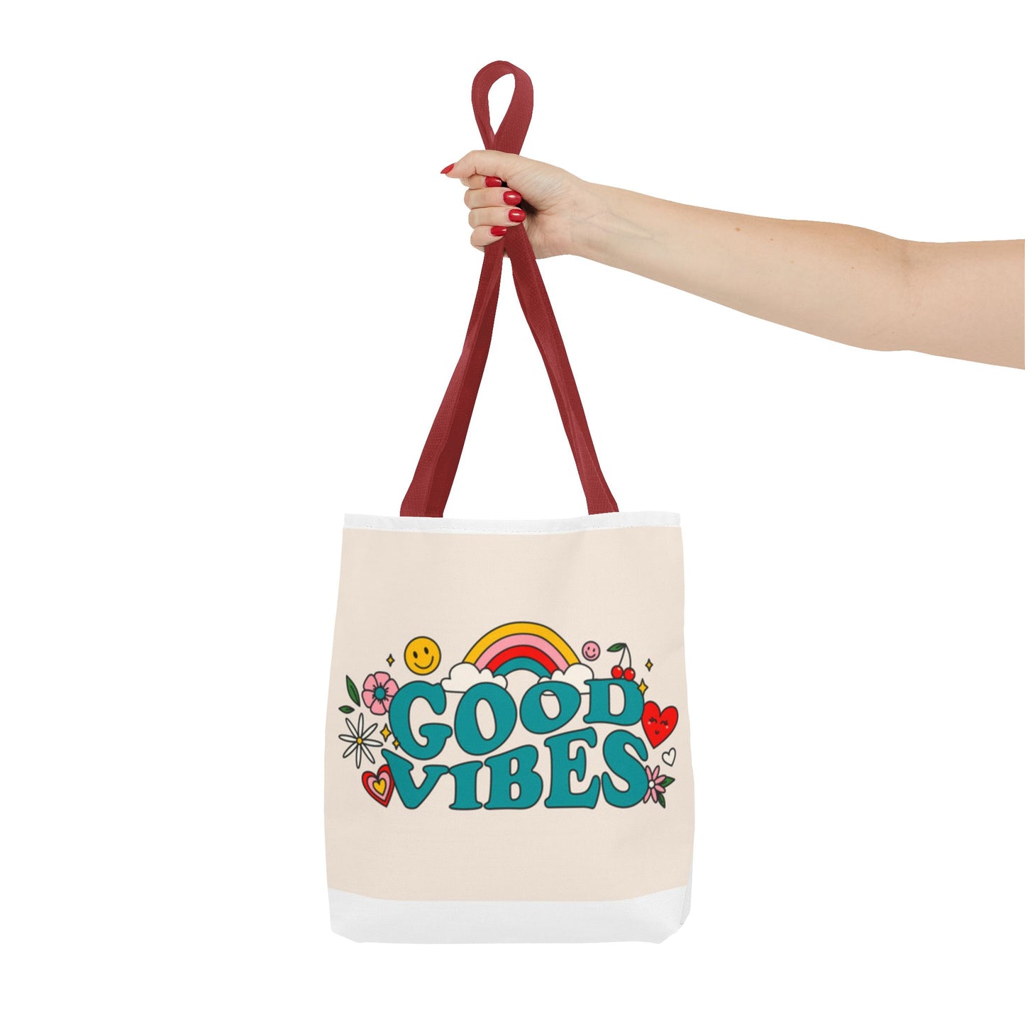 Good Vibes Beach Tropical Tote Bag (AOP)