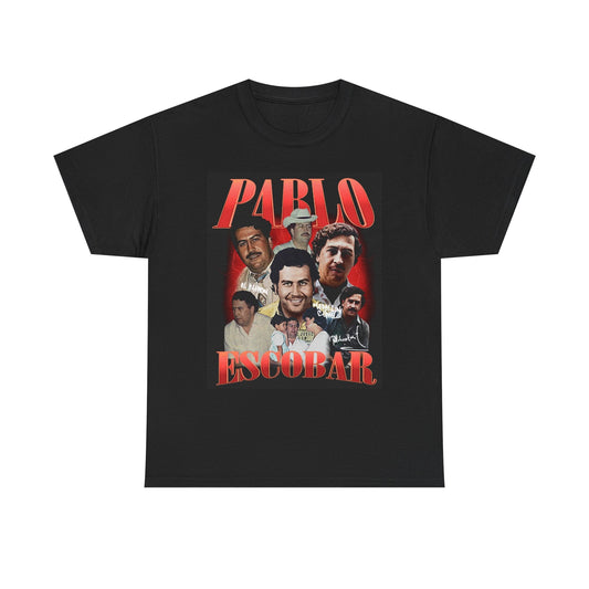 Pablo Escobar Graphic T Shirt Vintage Retro Unisex Heavy Cotton Tee