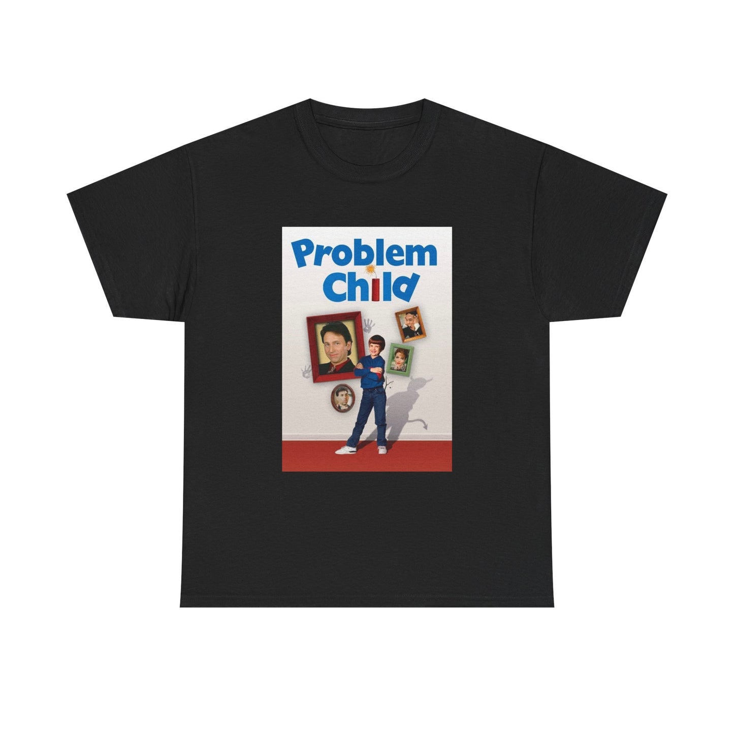 Problem Child T shirt Retro Comedy Movie Poster Vintage Unisex Heavy Cotton Tee