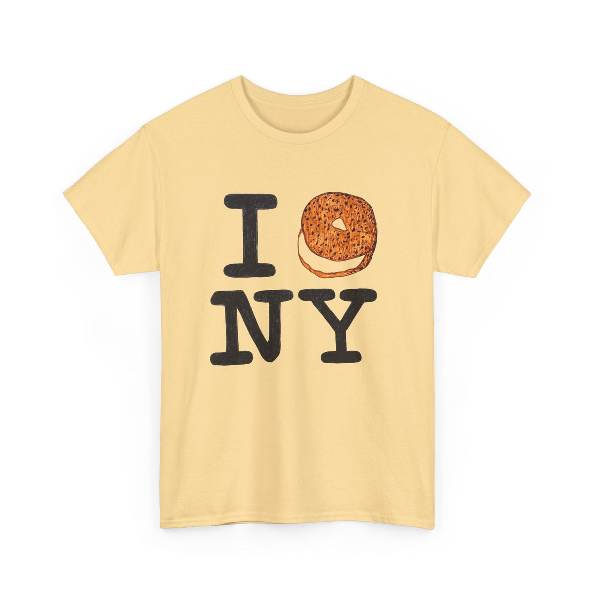 I Love New York Graphic T Shirt Men's Classic Deli's Heavy Cotton Tee