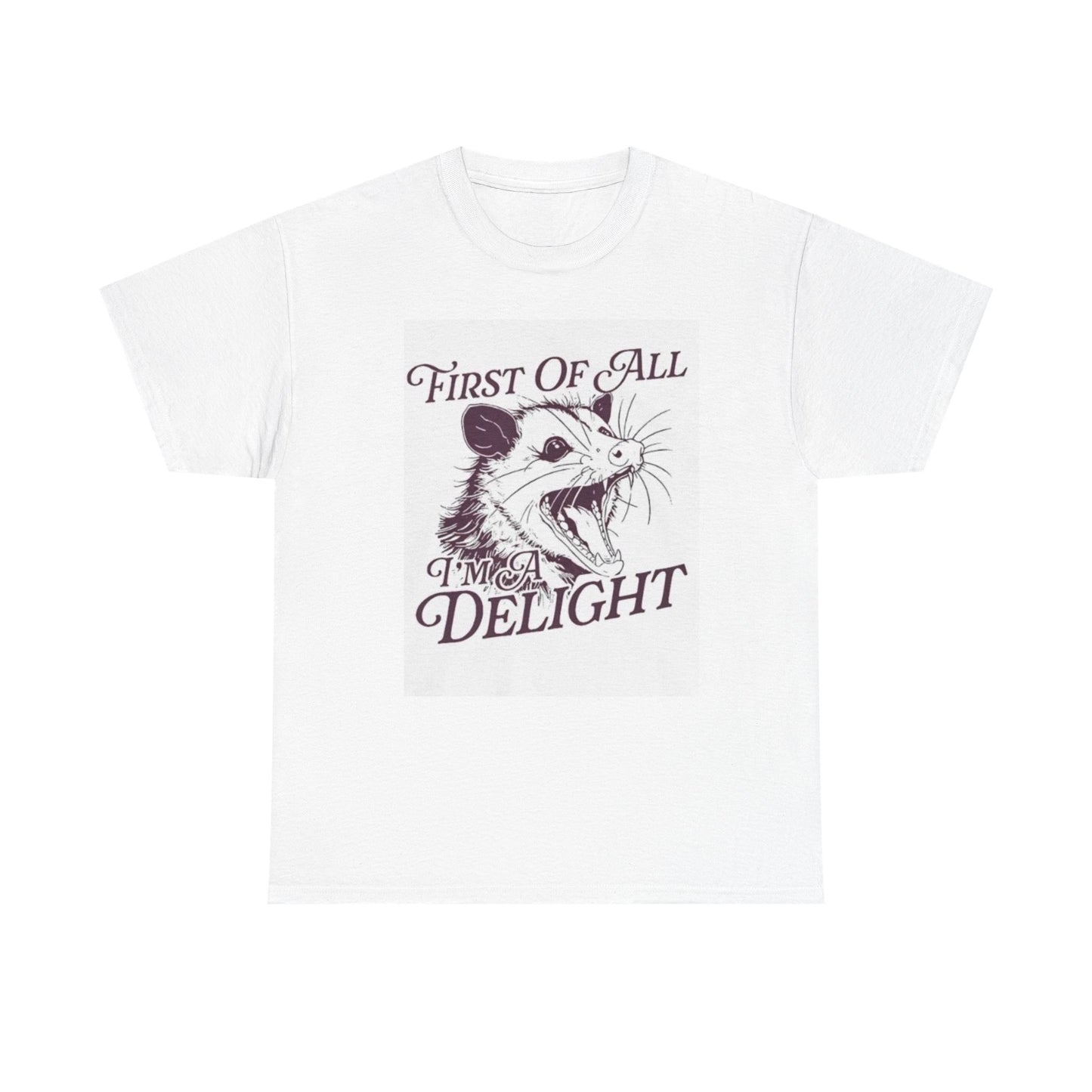 I'm A Delight Graphic T Shirt Vintage Funny Retro Unisex Heavy Cotton Tee