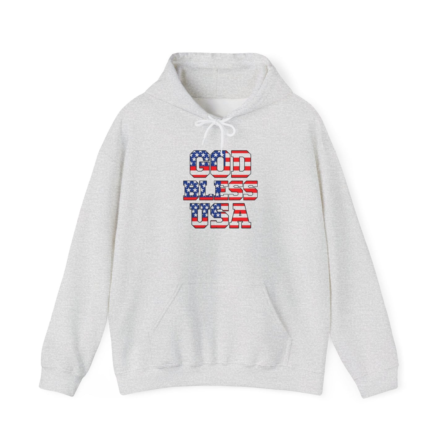 God Bless USA Graphic Hoodie NEW ADULT Unisex Heavy Blend™ Hooded Sweatshirt