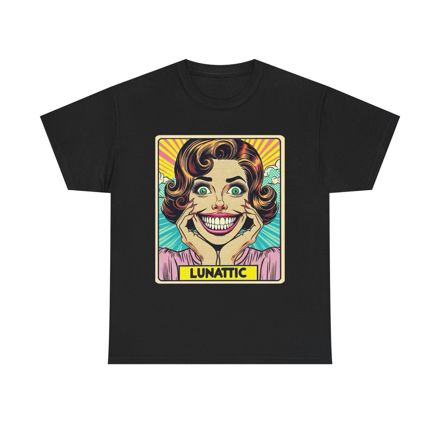 Lunatic T Shirt Unisex Heavy Cotton Tee