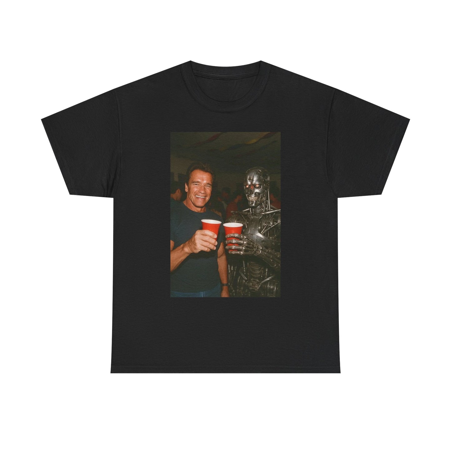 Terminator Hilarious Graphic T Shirt Funny Vintage Movie Unisex Heavy Cotton Tee