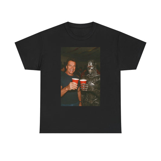 Terminator Hilarious Graphic T Shirt Funny Vintage Movie Unisex Heavy Cotton Tee