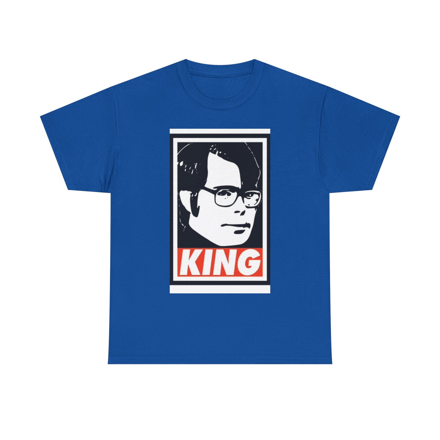 Stephen King Shirt Retro Poster Horror Funny Gift Scary Unisex Heavy Cotton Tee
