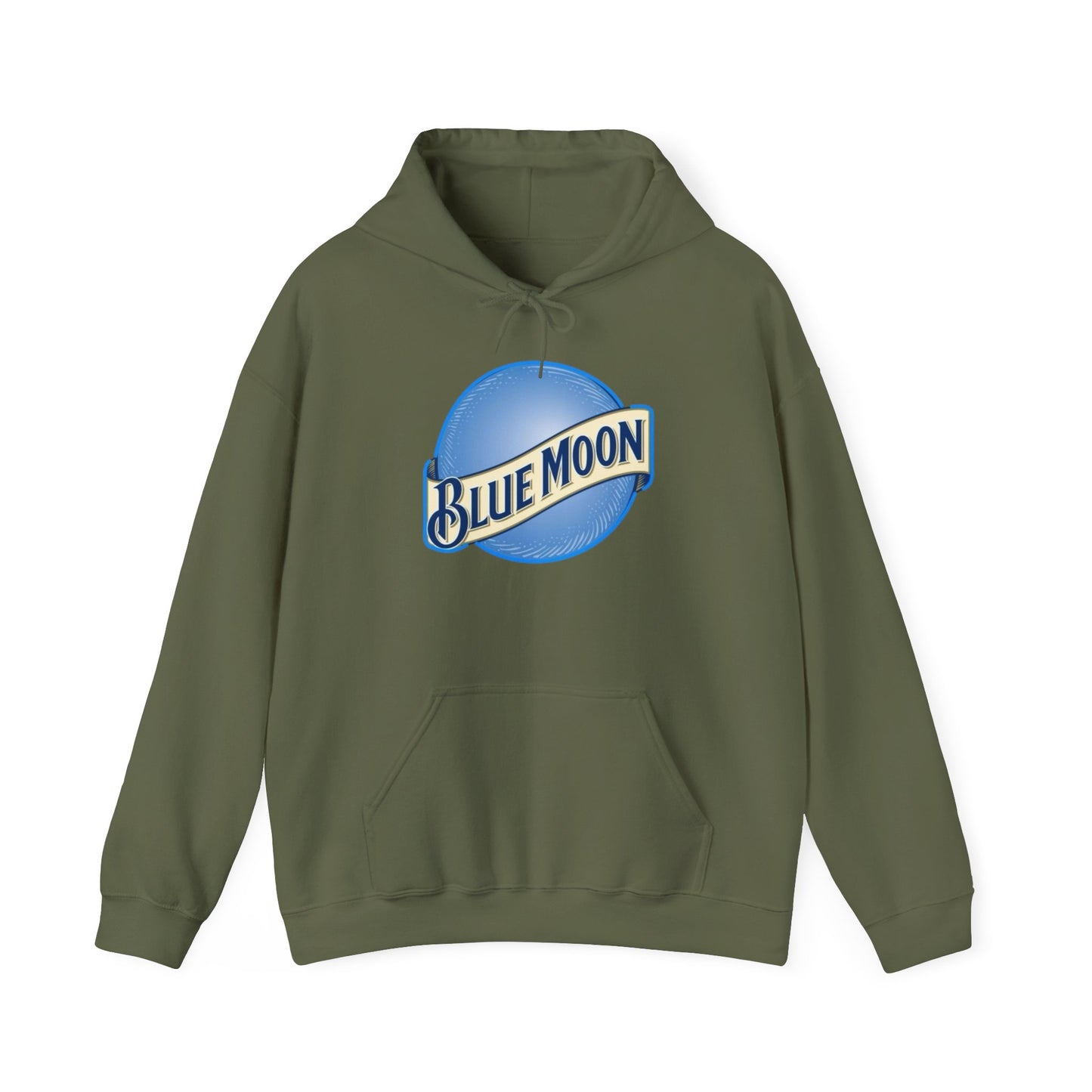 Blue Moon Beer Graphic Hoodie Unisex Heavy Blend™ Hooded Sweatshirt