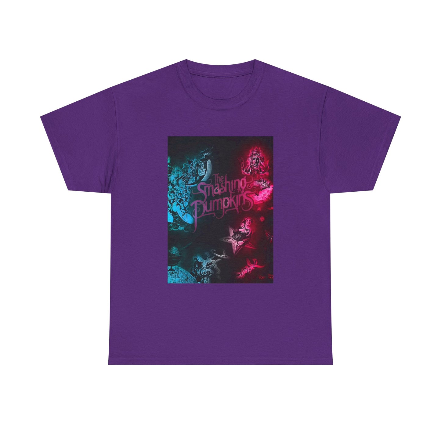 The Smashing Pumpkins Tshirt Vintage Merch Neon Unisex Heavy Cotton Tee