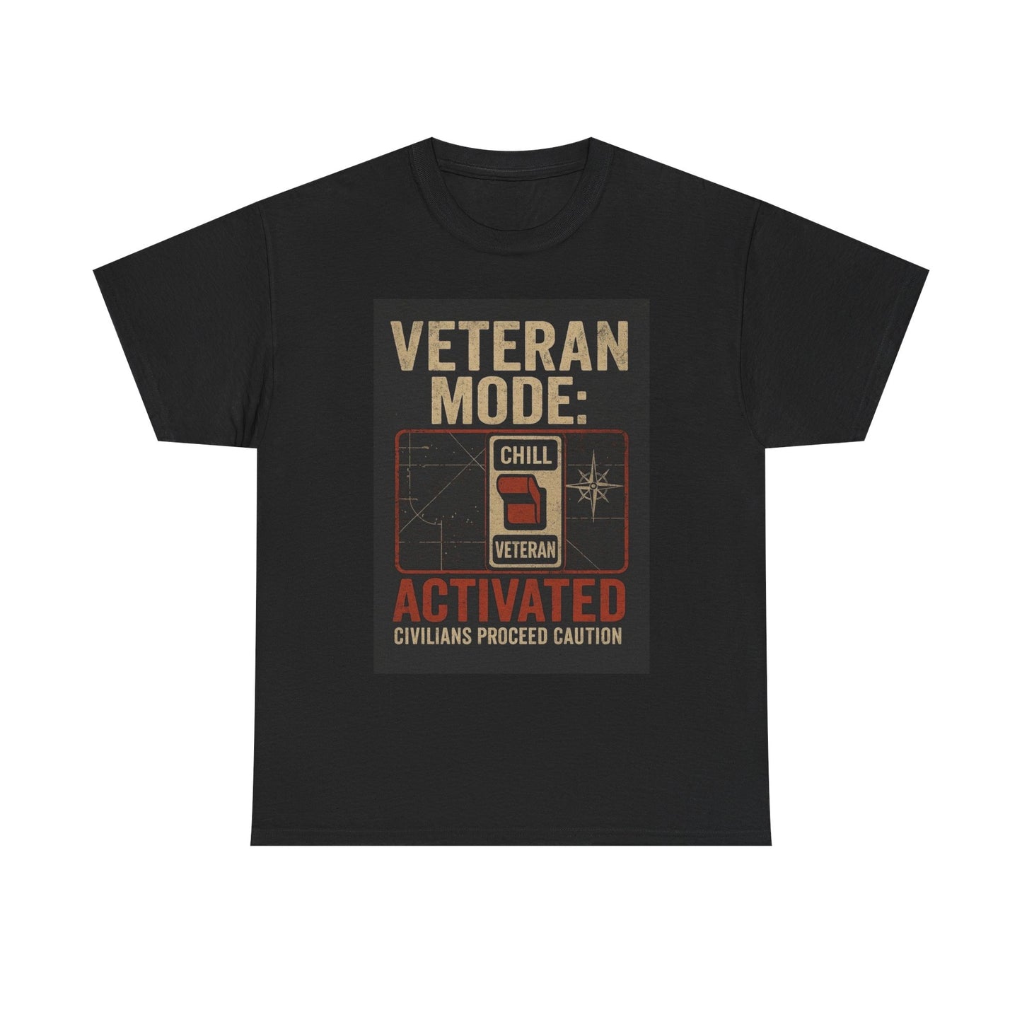 Veteran Mode Activated Graphic T Shirt Gift Apparel Cotton Tee