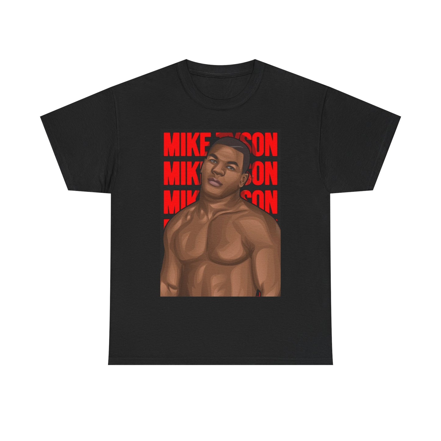 Mike Tyson Tshirt Cartoon Graphic Boxing MMA UFC Unisex Heavy Cotton Tee
