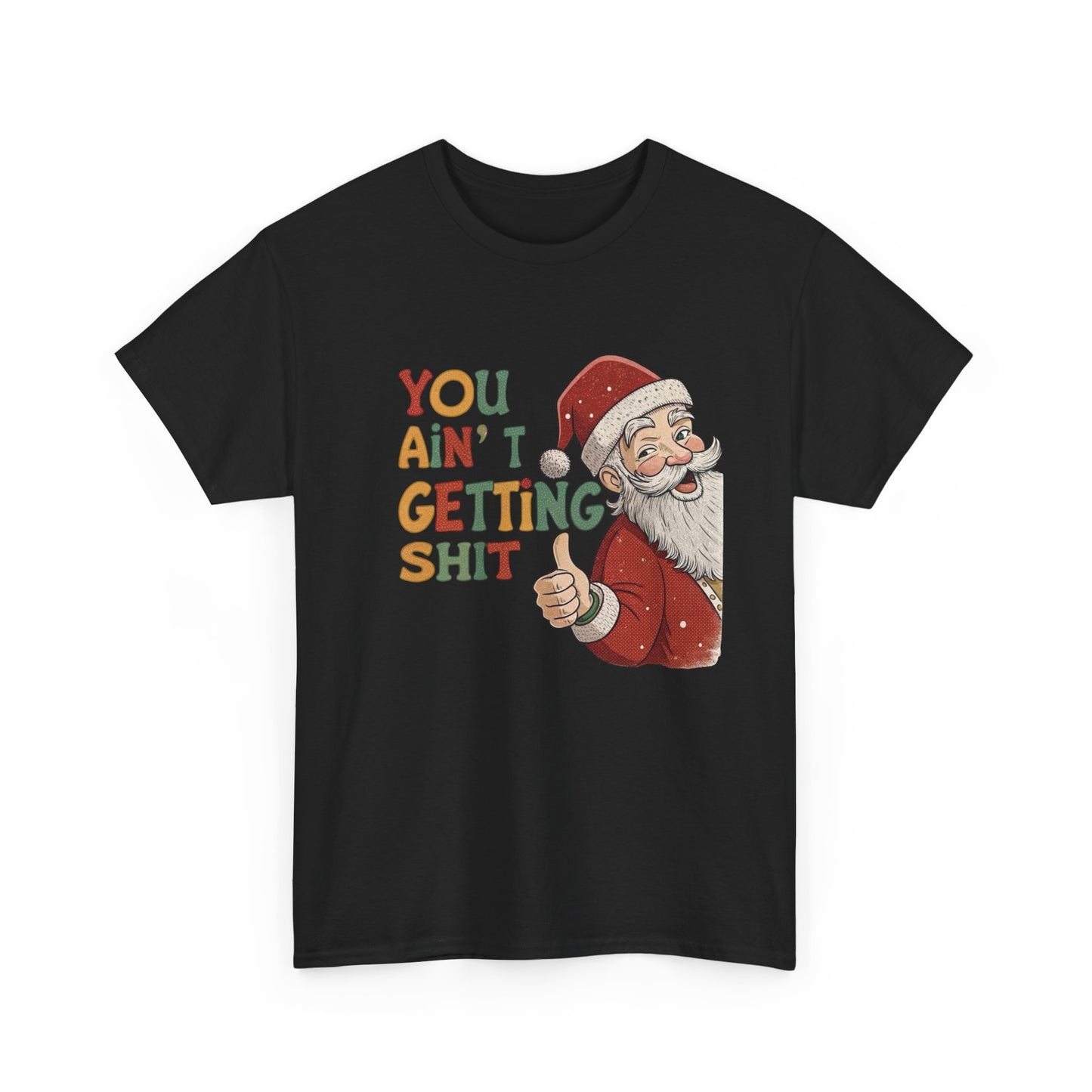 Funny Santa Christmas Graphic T Shirt ADULT NEW