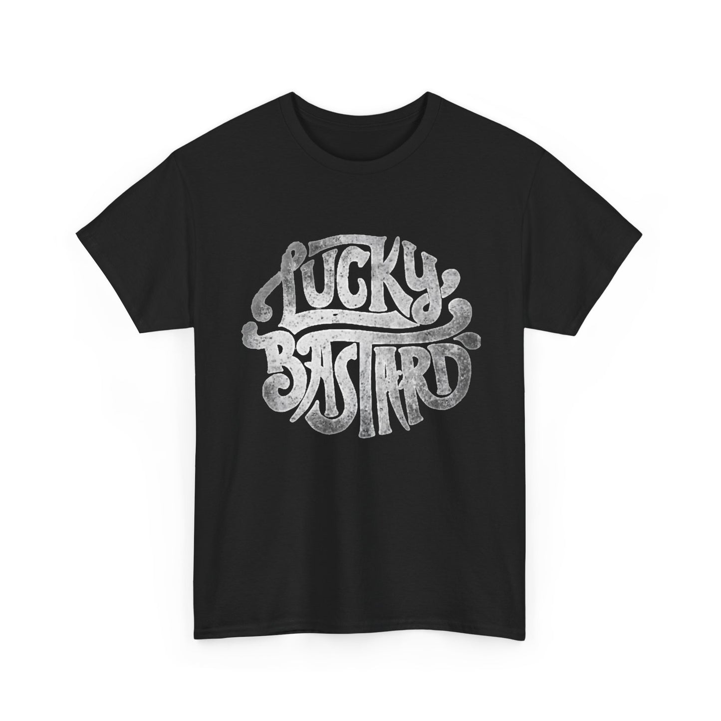 Lucky Bastard Graphic T Shirt NEW Vintage Unisex Heavy Cotton Tee