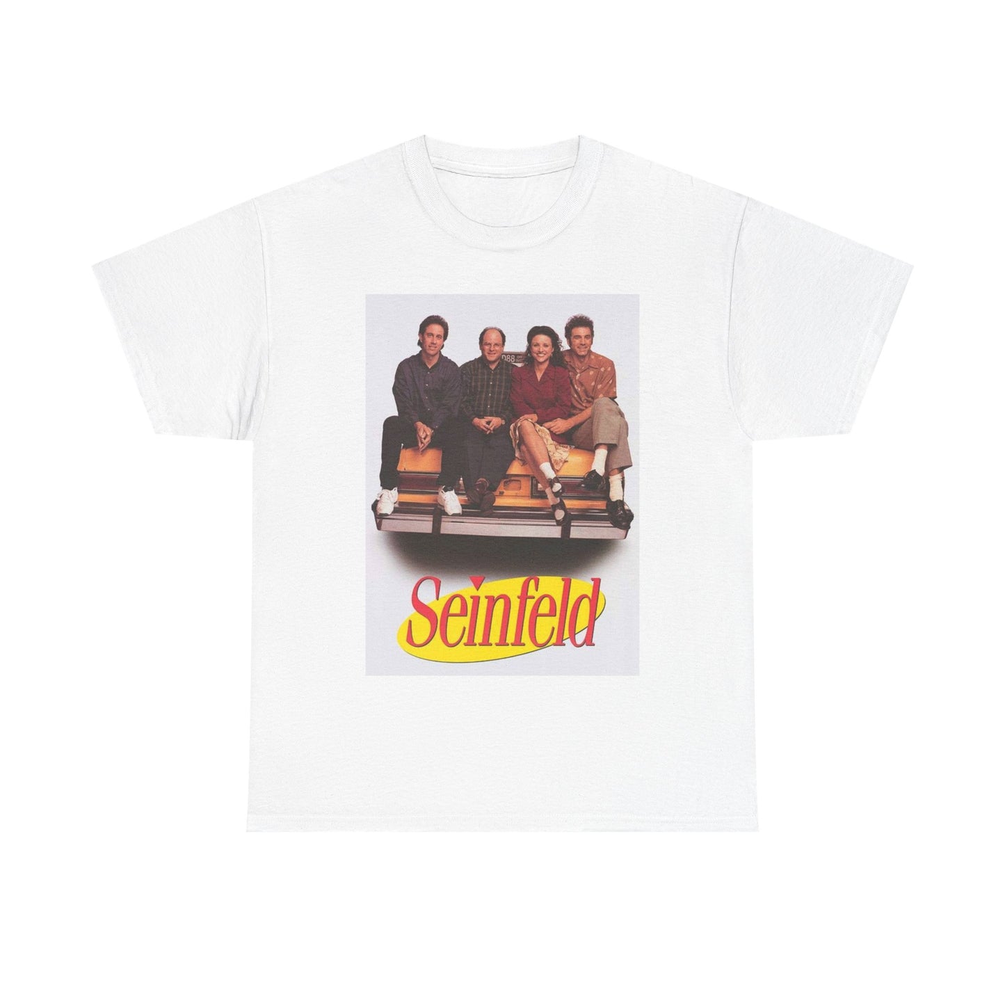 Seinfeld T-shirt vintage New York retro 90s comedy Unisex Heavy Cotton Tee