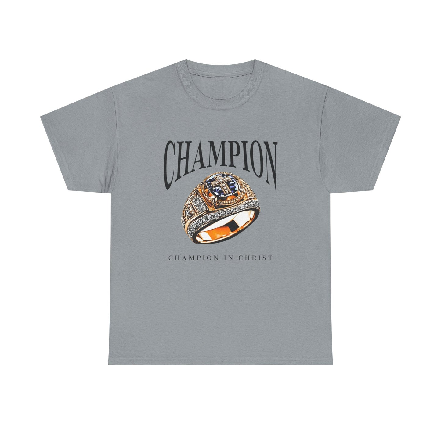 Champion In Christ Graphic T Shirt ADULT NEW