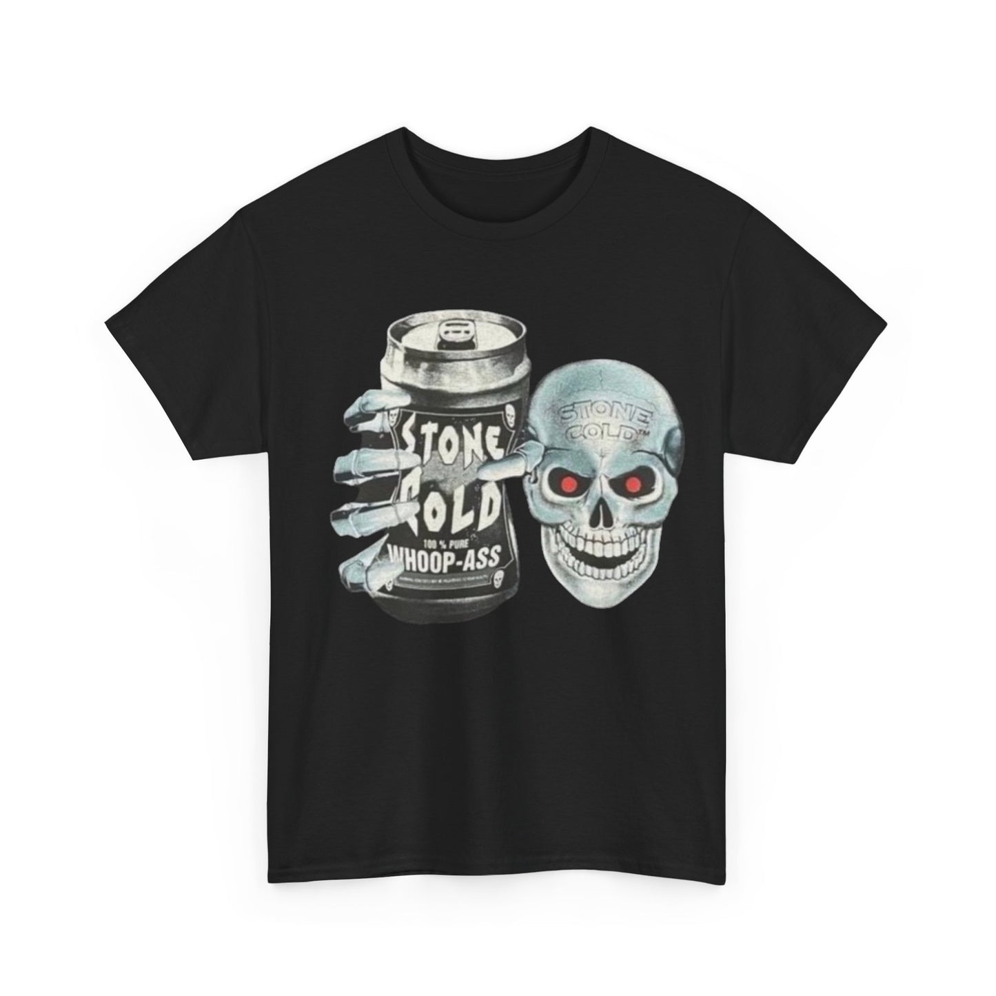 Stone cold Steve Austin T-shirt vintage beer can skull WWE wrestling WWF retro