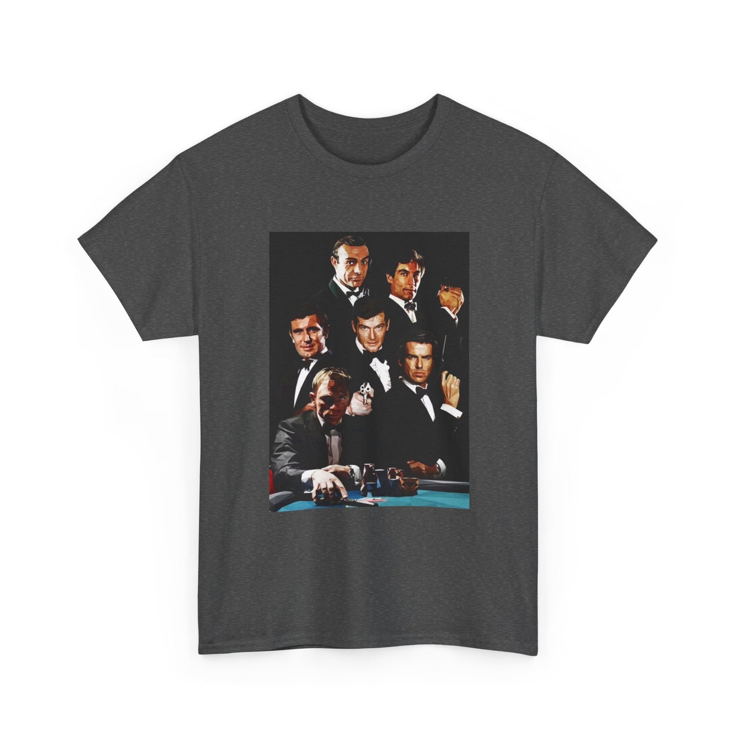 James Bond T-shirt Vintage Bond Collection Merch Unisex Heavy Cotton Tee
