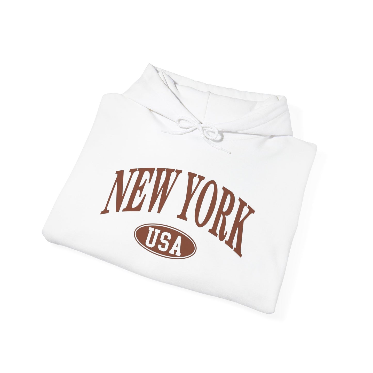 New York USA Graphic Hoodie NEW Heavy Blend™ Hooded Sweatshirt