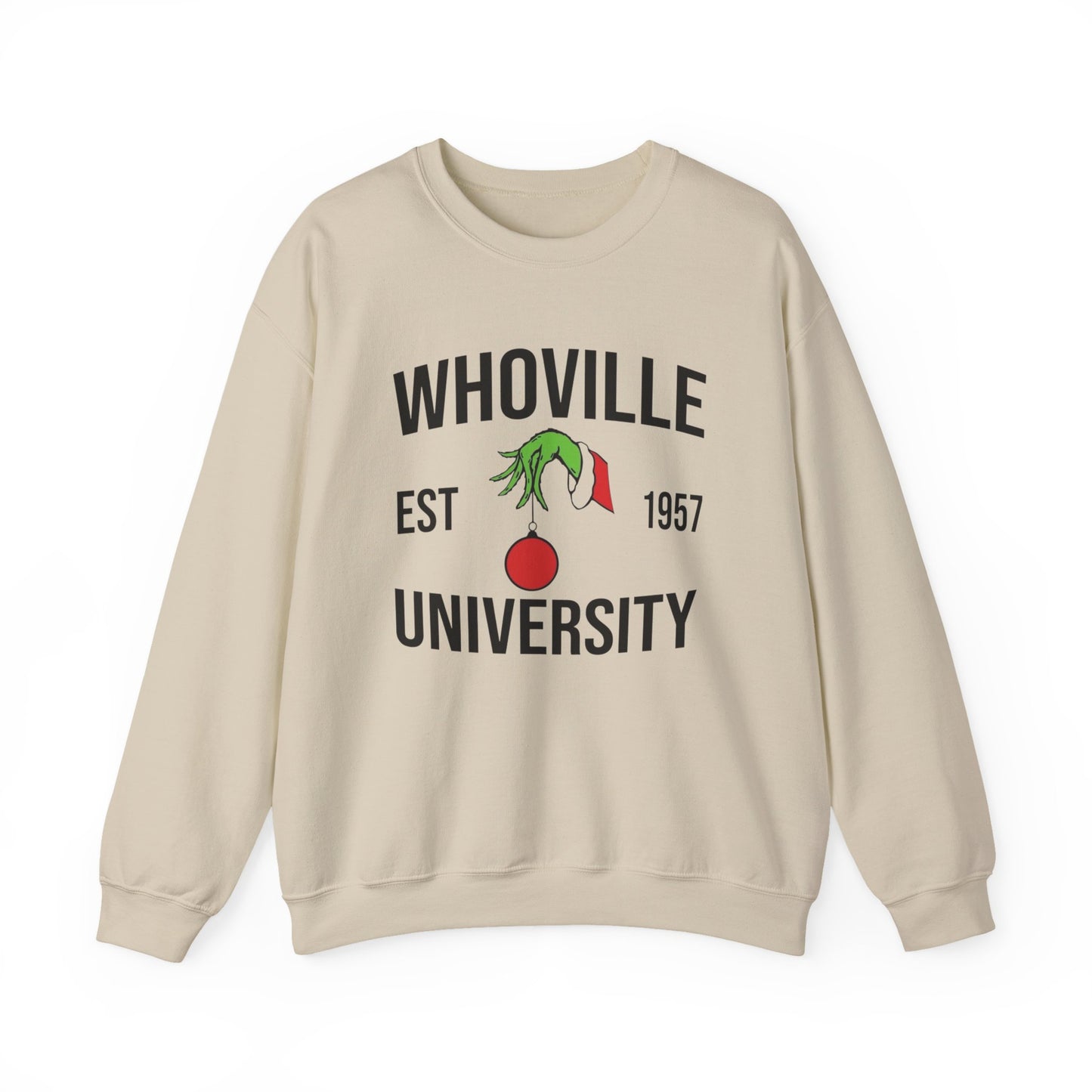 Whoville Grinch Christmas Sweater NEW Unisex Heavy Blend™ Crewneck Sweatshirt