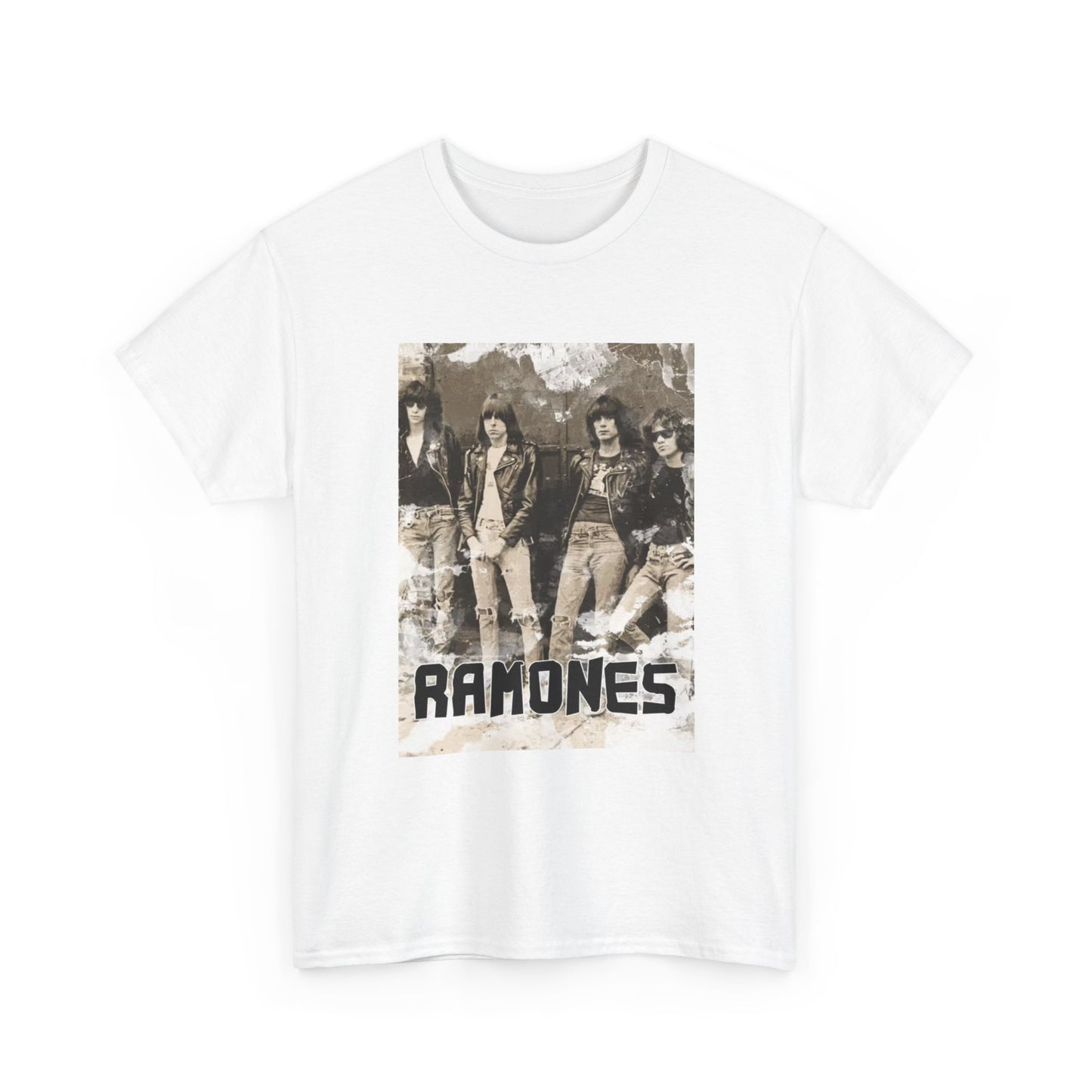 Ramones Tshirt Vintage Punk Rock Retro Tour Merch Unisex Heavy Cotton Tee