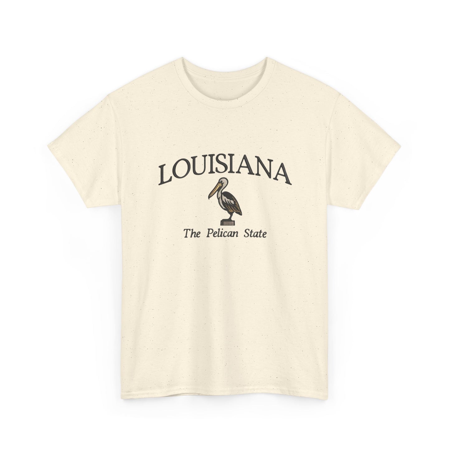 Louisiana The Pelican State Graphic T Shirt NEW Unisex Heavy Cotton Tee