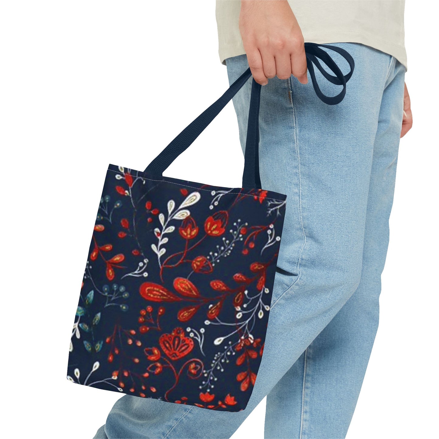 Blue Red White Multi Color BRAND NEW MODERN Tote Bag (AOP)