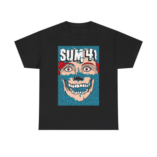 Sum 41 shirt vintage retro band rock jam Woodstock Unisex Heavy Cotton Tee punk