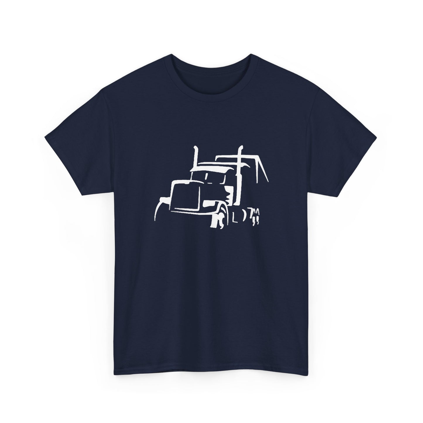 Semi Truck Trailer Hauling Graphic T Shirt NEW Adult Regular Sizing Tee