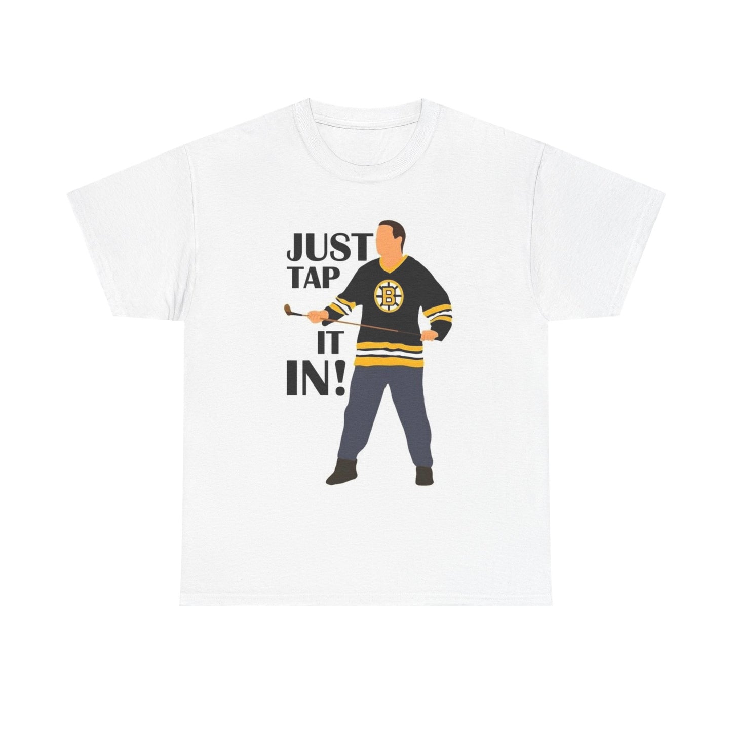 Happy Gilmore Tshirt Bruins Adam Sandler Vintage Hockey Unisex Heavy Cotton Tee
