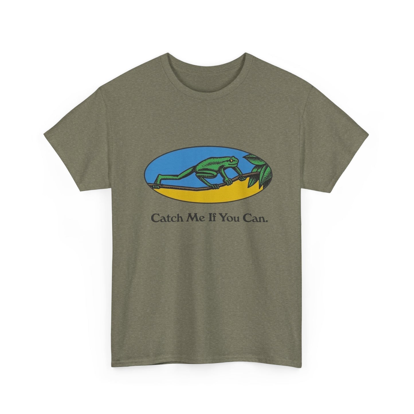 Catch Me If You Can Retro Graphic T Shirt NEW Adult Regular Heavy Cotton Tee